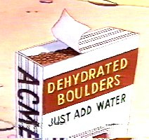 dehydrated boulders